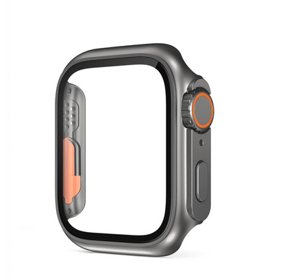 Ultra-thin & Waterproof Apple Watch Case with Tempered Glass Film