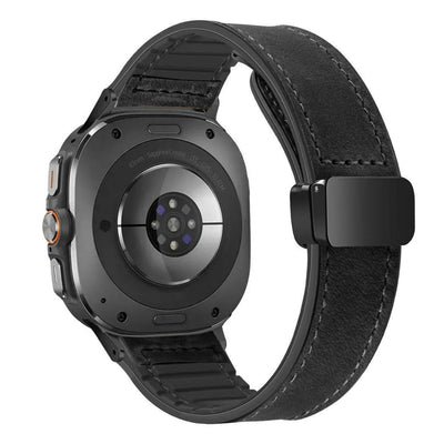 Silicone Magnetic Leather Strap For Samsung Samsung Galaxy Watch