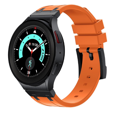 NEW AP Thick Silicone Band With Titanium Adapter For Samsung