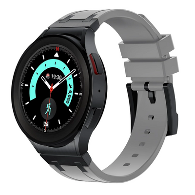 NEW AP Thick Silicone Band With Titanium Adapter For Samsung