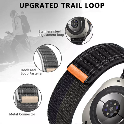 Wave Pattern Nylon Strap For Samsung Galaxy Watch