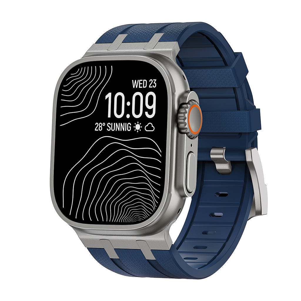 AP-Style Integrated FKM Apple Watch Band