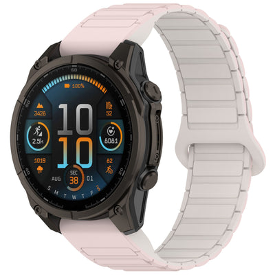Silicone Magnetic Loop Band For Garmin Fenix 8 5X 6 Pro 6X 7 7X