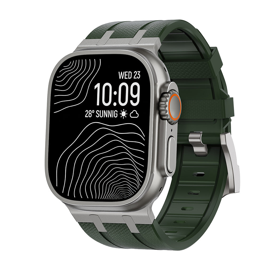 AP-Style Integrated FKM Apple Watch Band