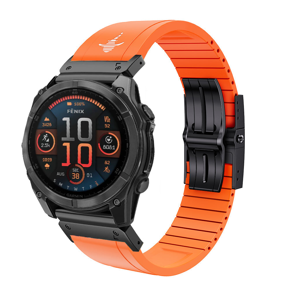 Luxury FKM Rubber Strap for Garmin - The Shark Edition