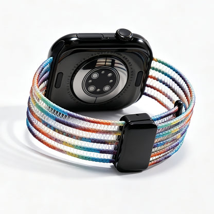 Fish Silk Mesh Breathable Magnetic Soft Strap For Apple Watch