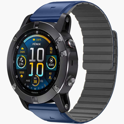 Silicone Magnetic Watch Strap For Garmin Watch