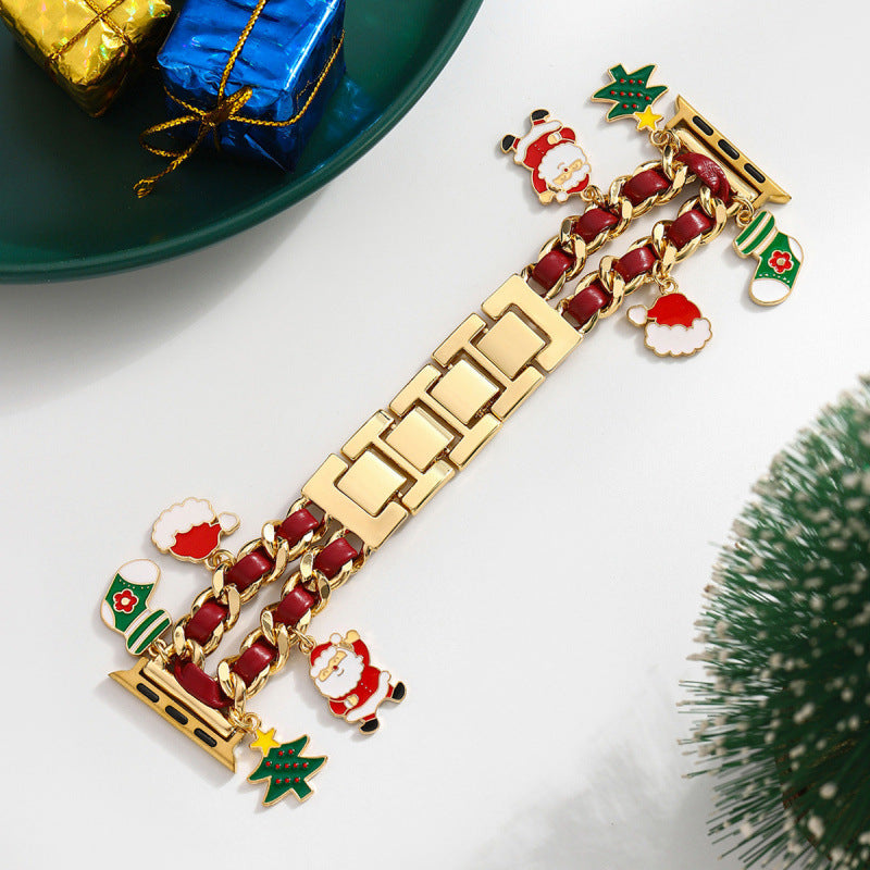 Christmas creative watch straps suitable for all Apple series