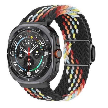 Magnetic buckle woven nylon strap for Samsung Galaxy Watch Ultra