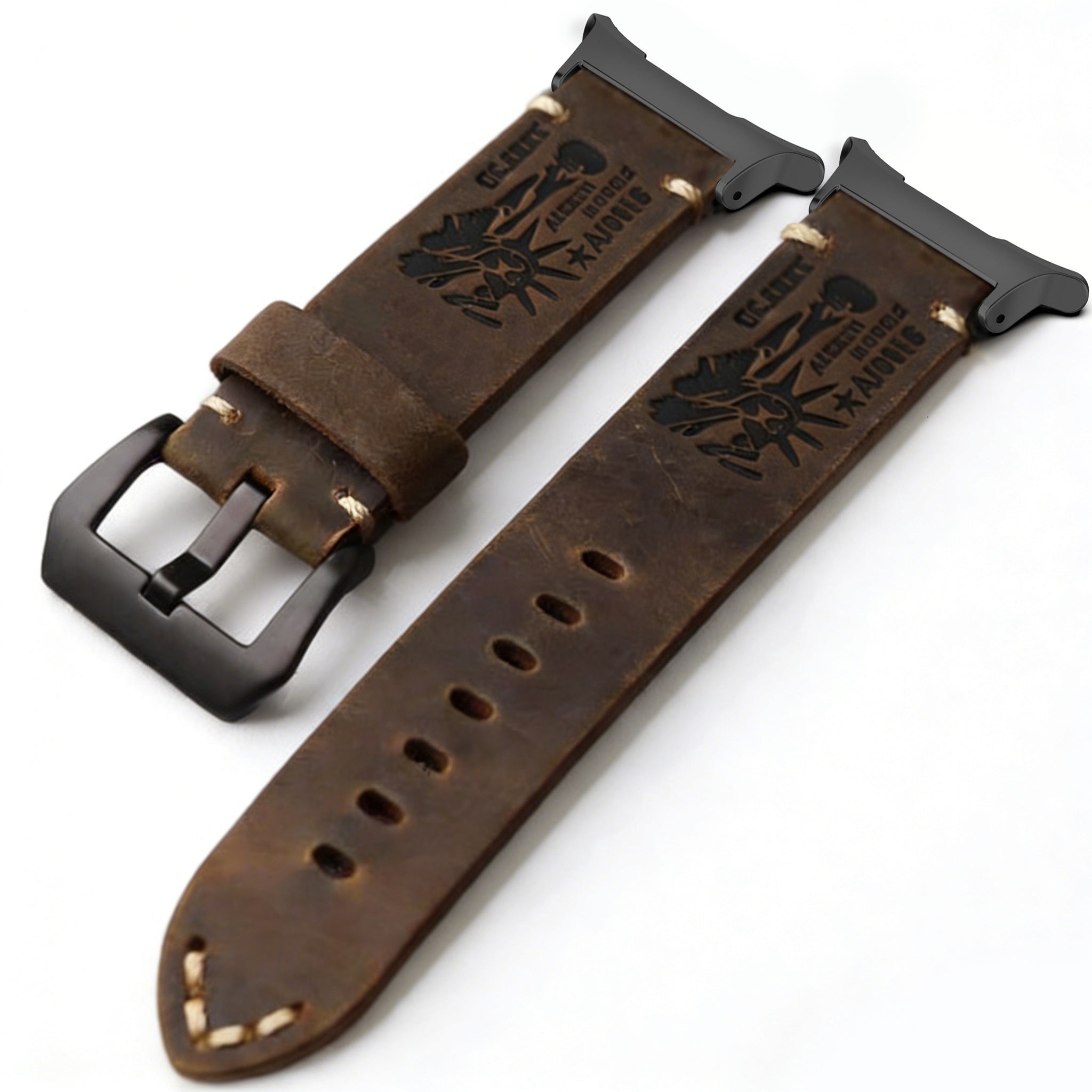 Vintage Leather Band For Samsung Galaxy Watch 8 Classic/Samsung Watch Ultra/ 8 /7/6 /5 Pro/5/4
