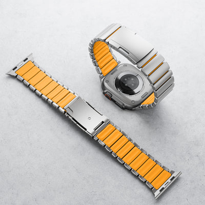 Ultra-Titanium +FKM Band Magnetic Clasp for Apple Watch