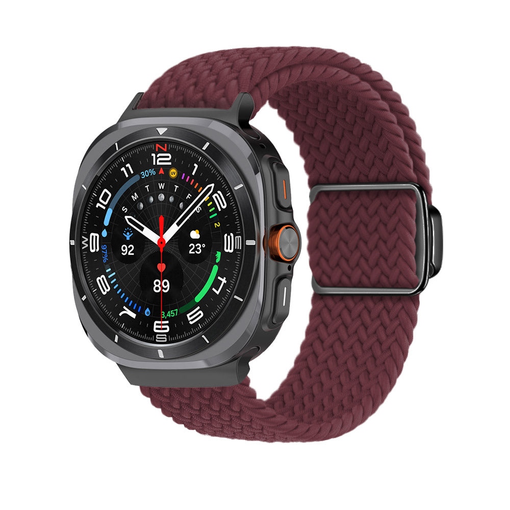 Magnetic buckle woven nylon strap for Samsung Galaxy Watch Ultra