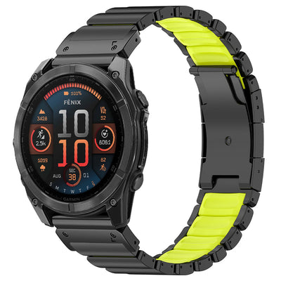 Titanium Band +FKM For Garmin