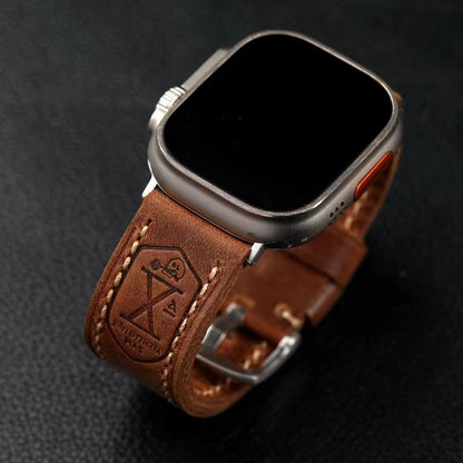 Vintage Leather Apple Watch Strap