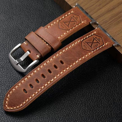 Vintage Leather Apple Watch Strap