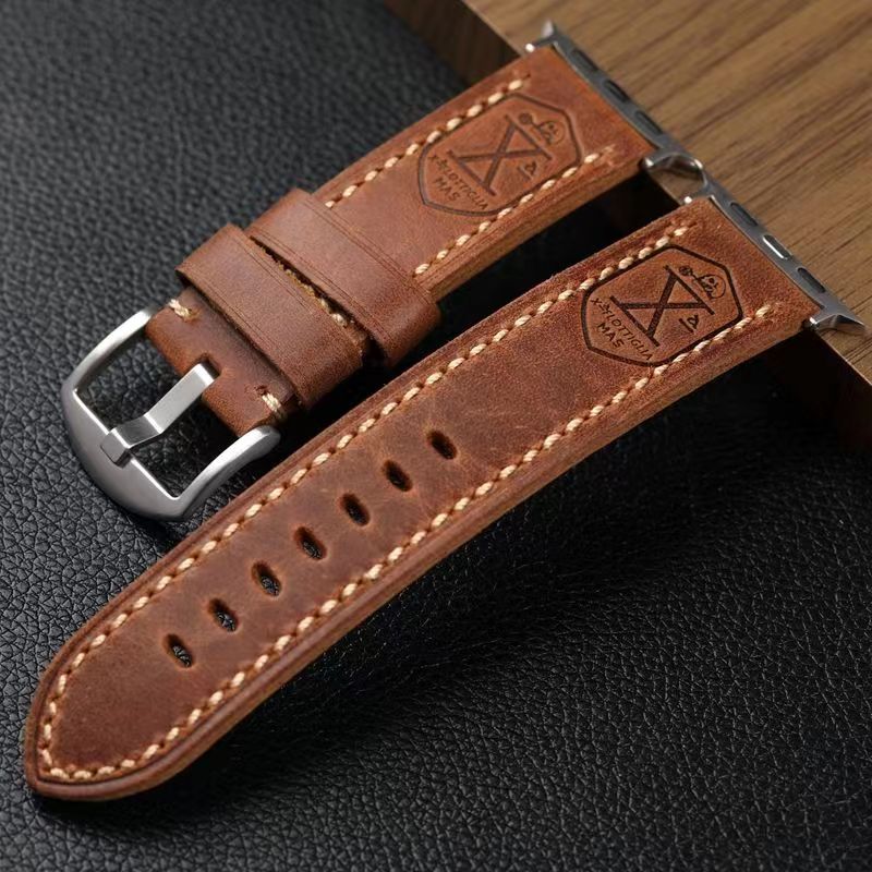 Vintage Leather Apple Watch Strap