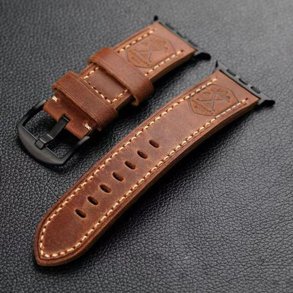 Vintage Leather Apple Watch Strap