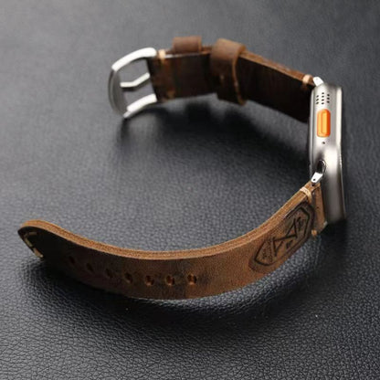 Vintage Leather Apple Watch Strap