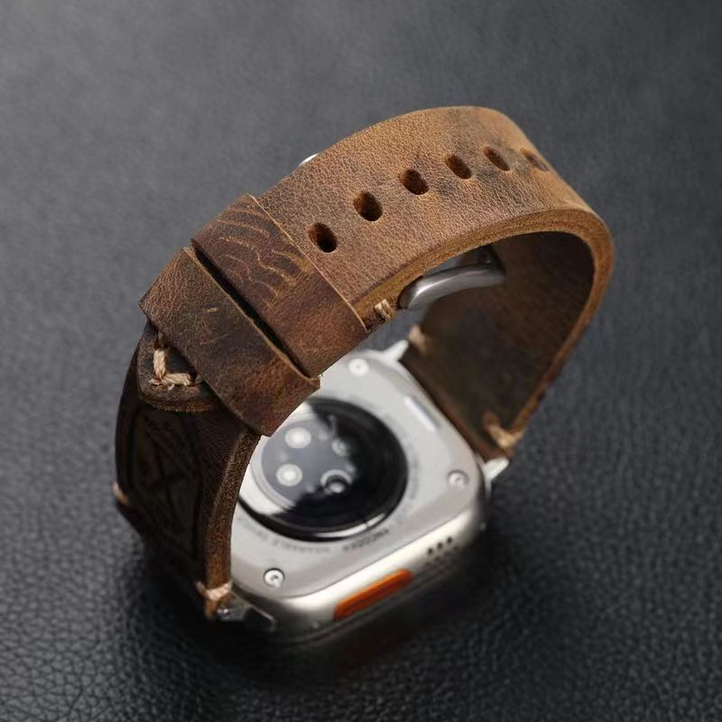 Vintage Leather Apple Watch Strap