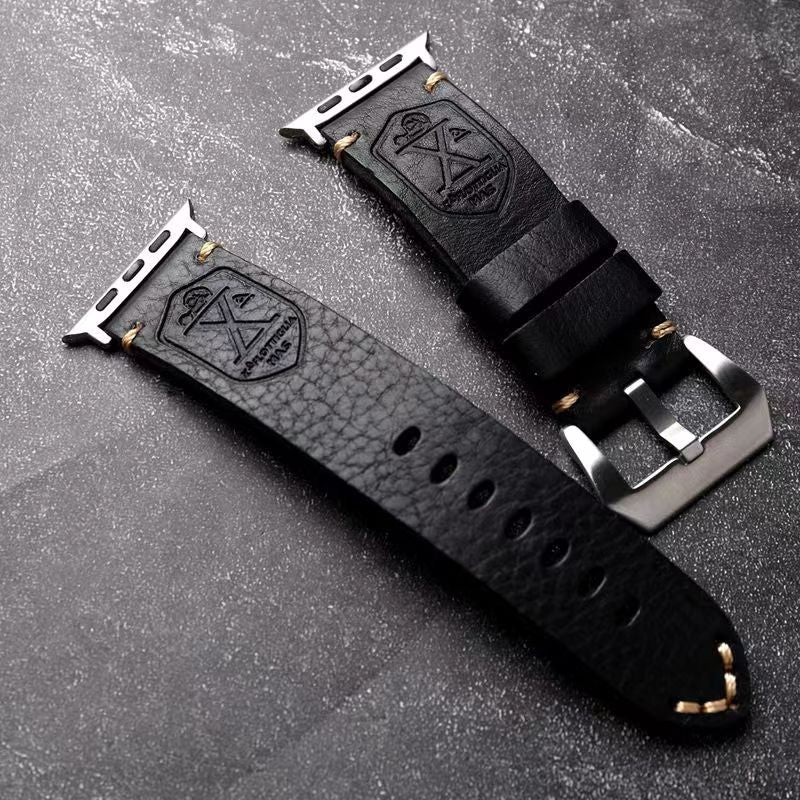 Vintage Leather Apple Watch Strap