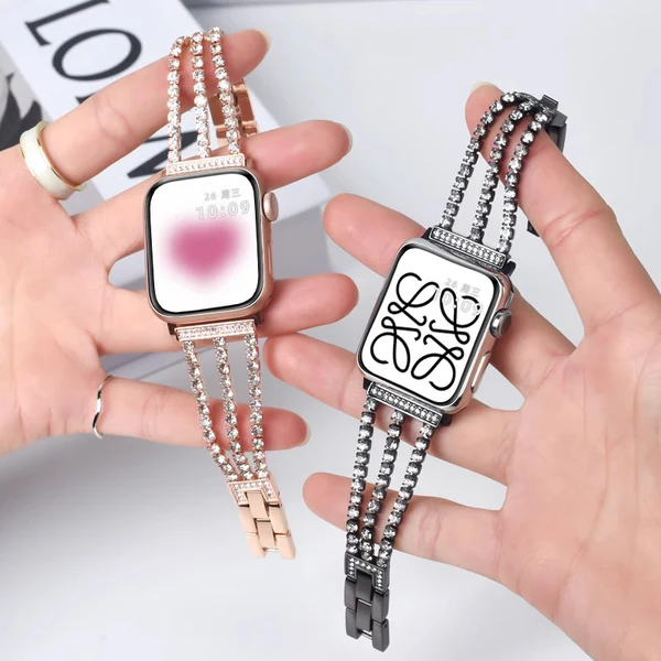 Bling Diamond Link Bracelet for Apple Watch