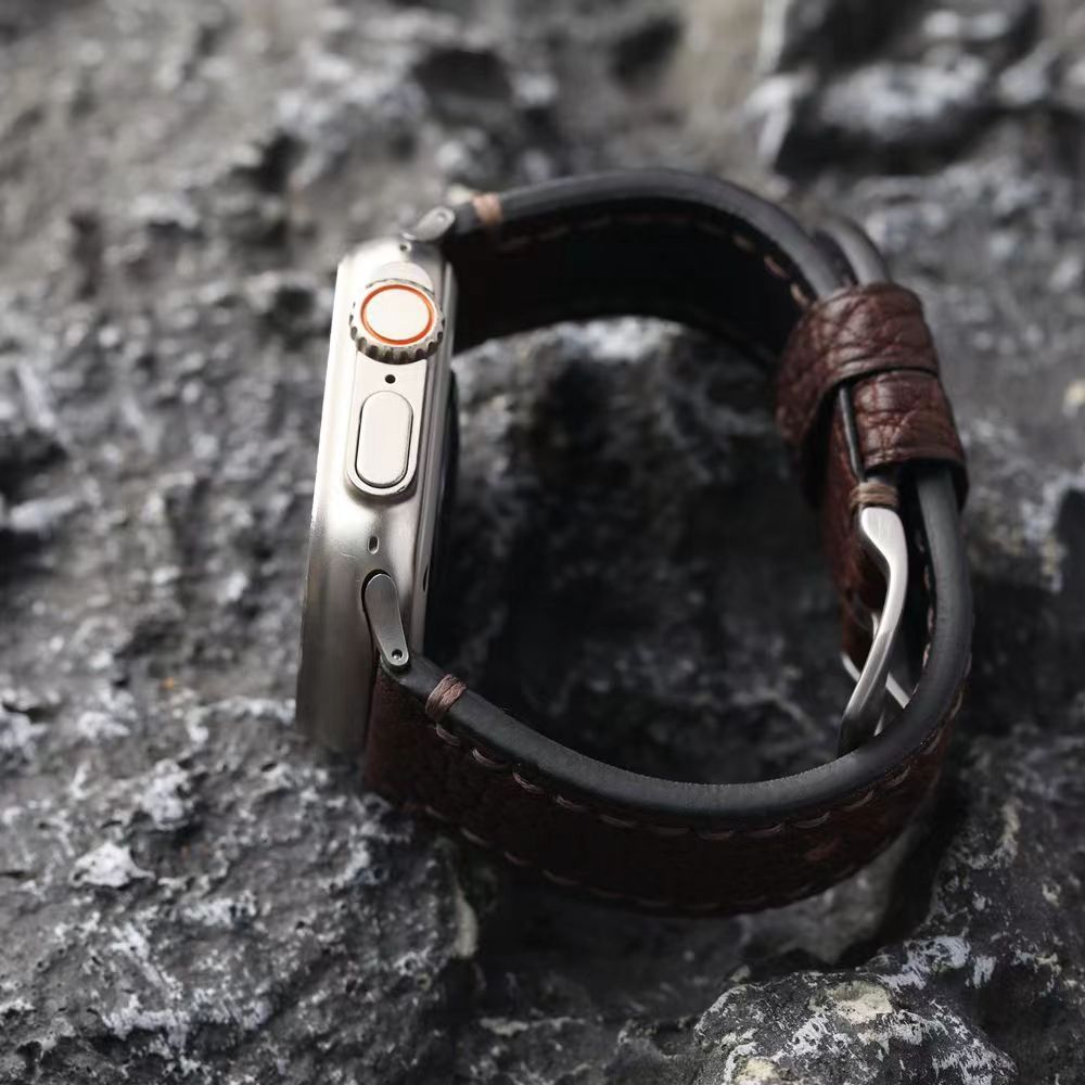 Handmade - Top grain leather Apple Watch Strap