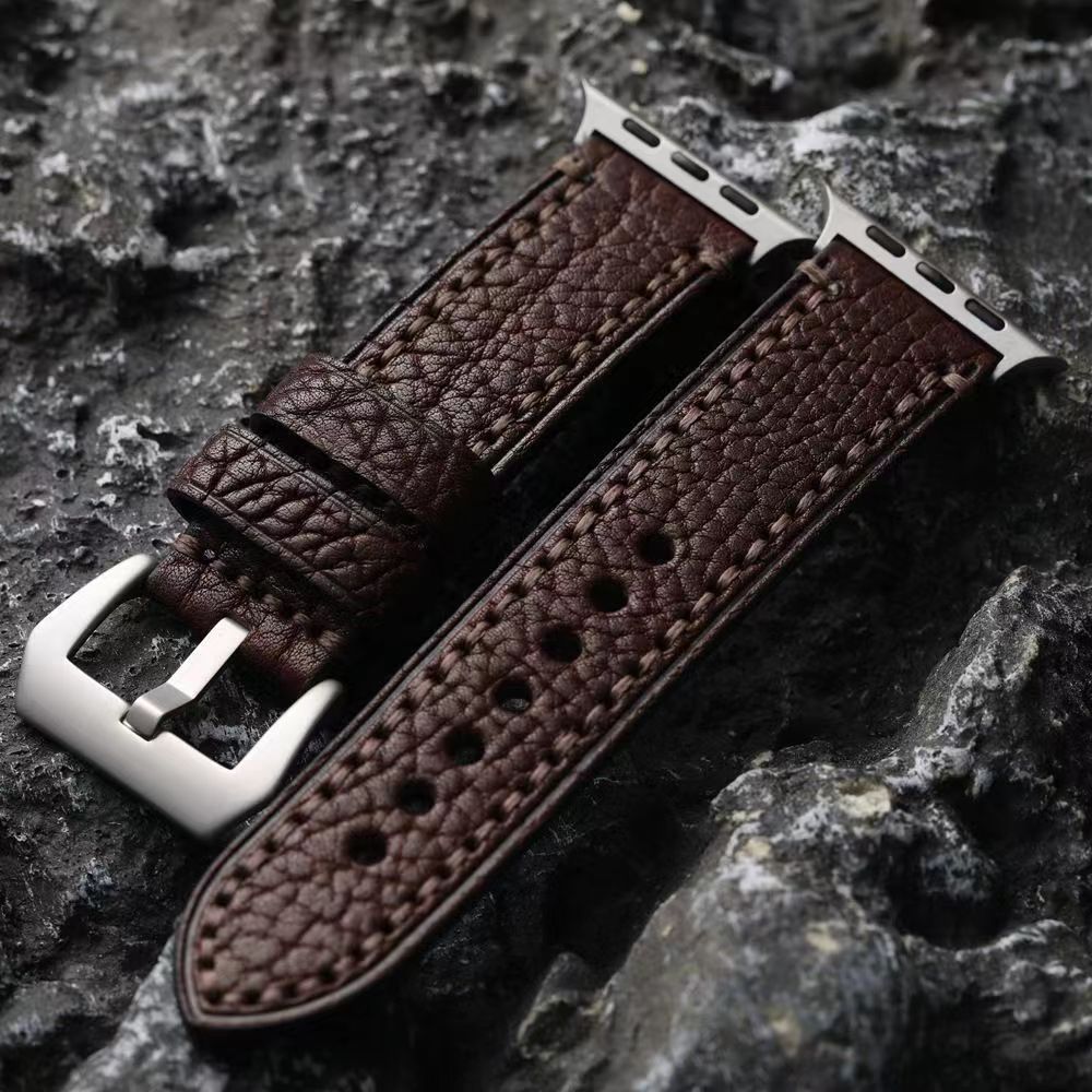 Handmade - Top grain leather Apple Watch Strap