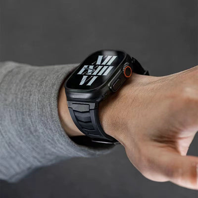 Mecha Fluororubber Band For Apple Watch