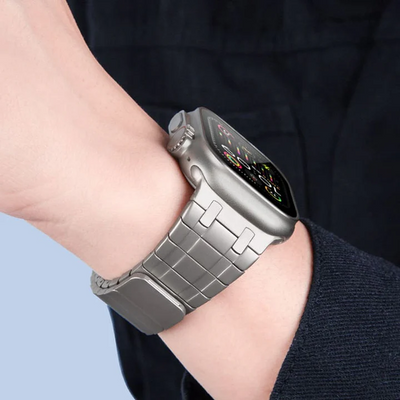 AP Frosted Stainless Steel Magnetic Band For Apple Watch