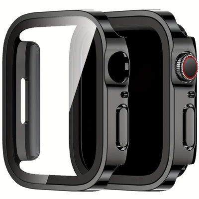 Waterproof Watch Case With Tempered Glass Film