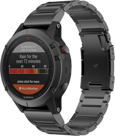 Titanium Watch Band Quick Install Strap for Garmin Fenix 8/7X/6X Pro/5X