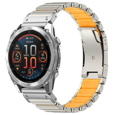 Titanium Band +FKM For Garmin