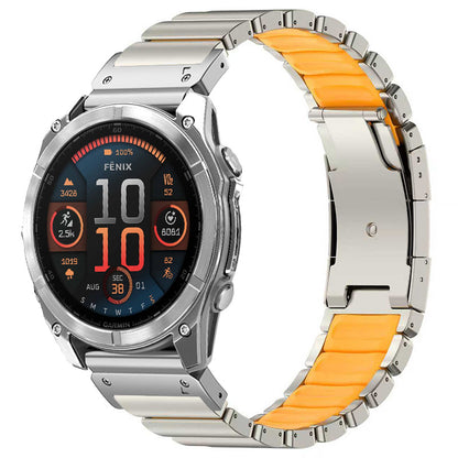 Titanium Band +FKM For Garmin