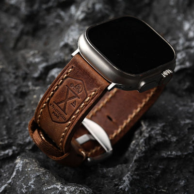 Vintage Leather Apple Watch Strap