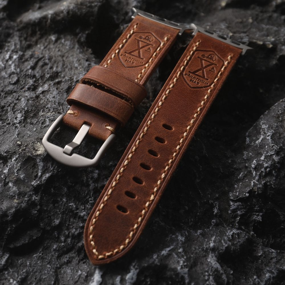 Vintage Leather Apple Watch Strap