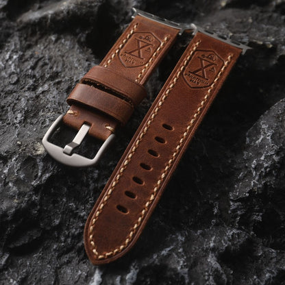 Vintage Leather Apple Watch Strap