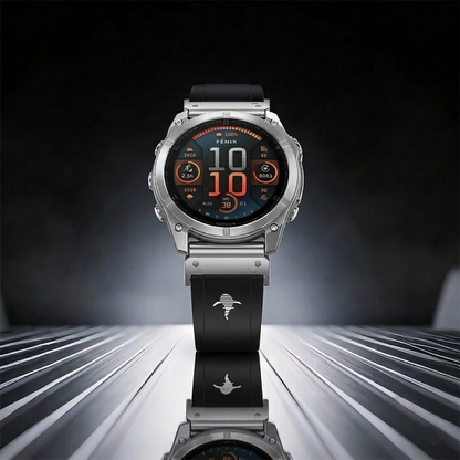 Luxury FKM Rubber Strap for Garmin - The Shark Edition
