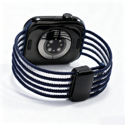 Fish Silk Mesh Breathable Magnetic Soft Strap For Apple Watch