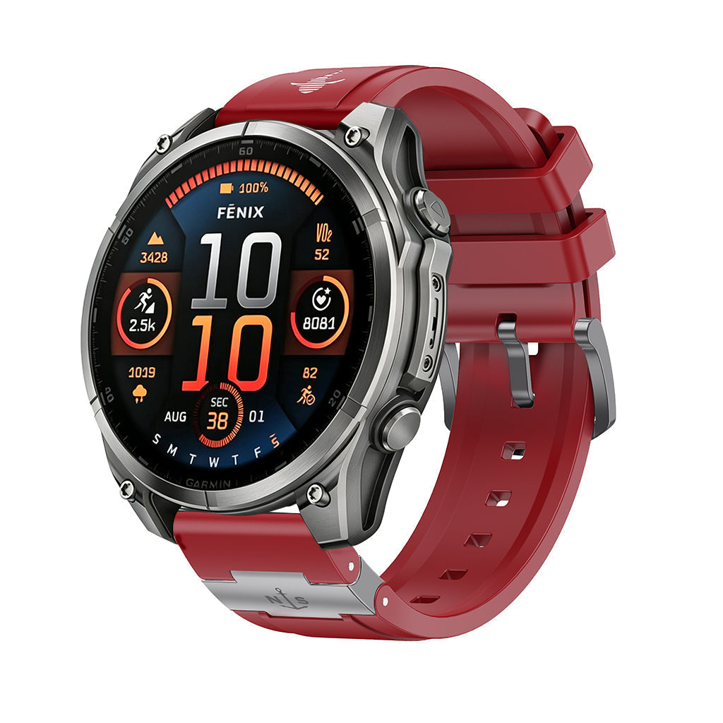 Baool Rugged FKM Watch Band for Garmin