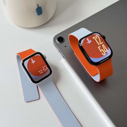 Texture Design-Magnetic Silicone Strap for Apple Watch