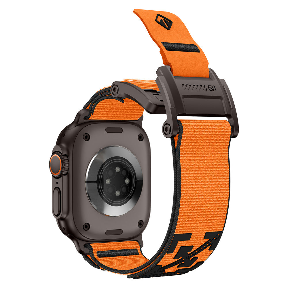 Heavy Duty Cyberpunk Nylon Magnetic Sport Band for Apple Watch