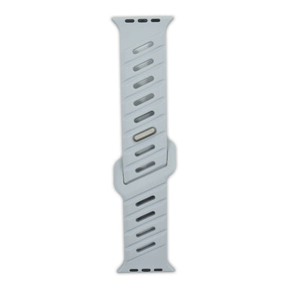 Asymmetric Oblique Hole Silicone Watch Strap for Apple Watch
