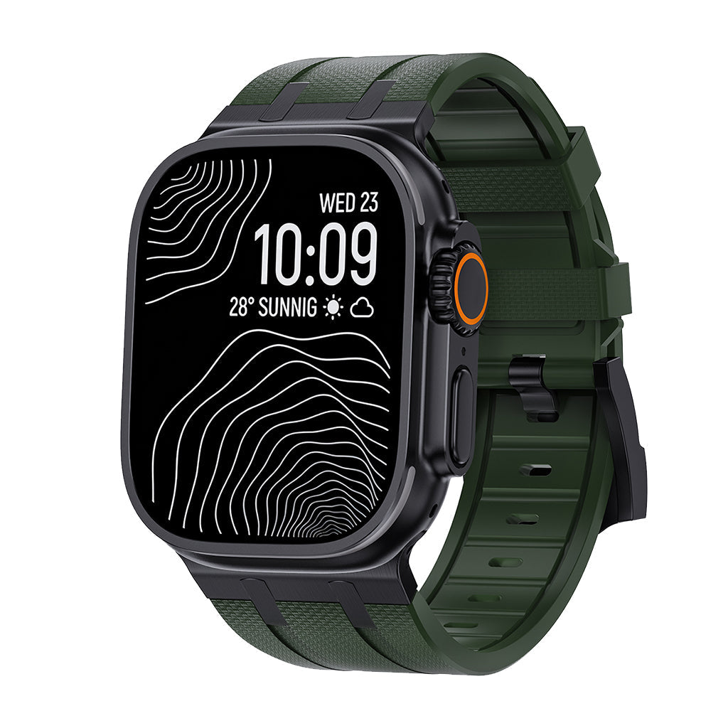 AP-Style Integrated FKM Apple Watch Band