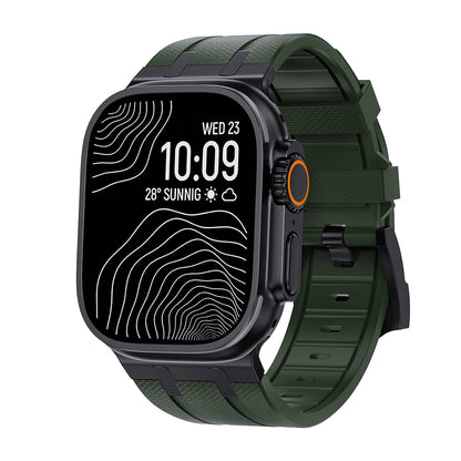 AP-Style Integrated FKM Apple Watch Band