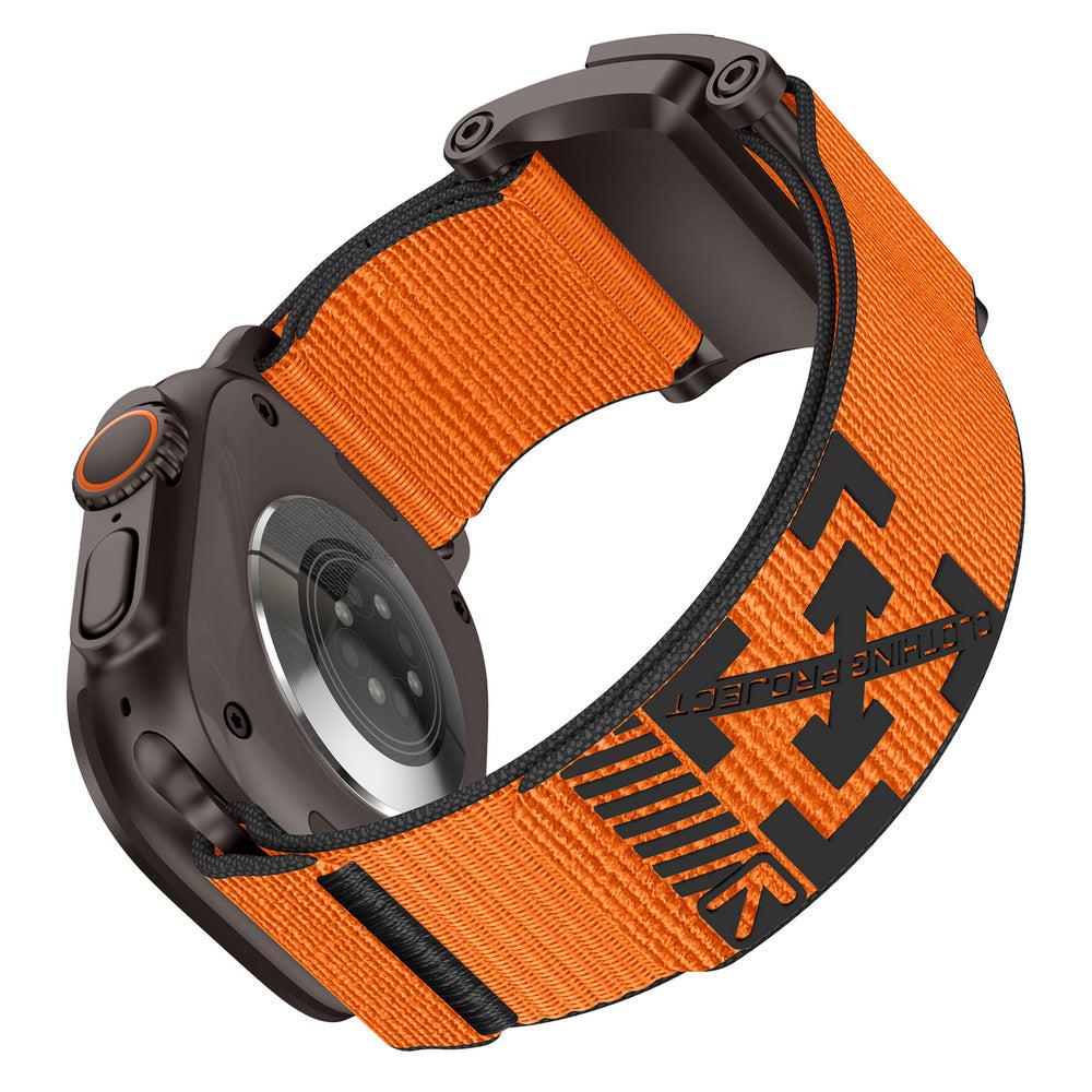 Heavy Duty Cyberpunk Nylon Magnetic Sport Band for Apple Watch