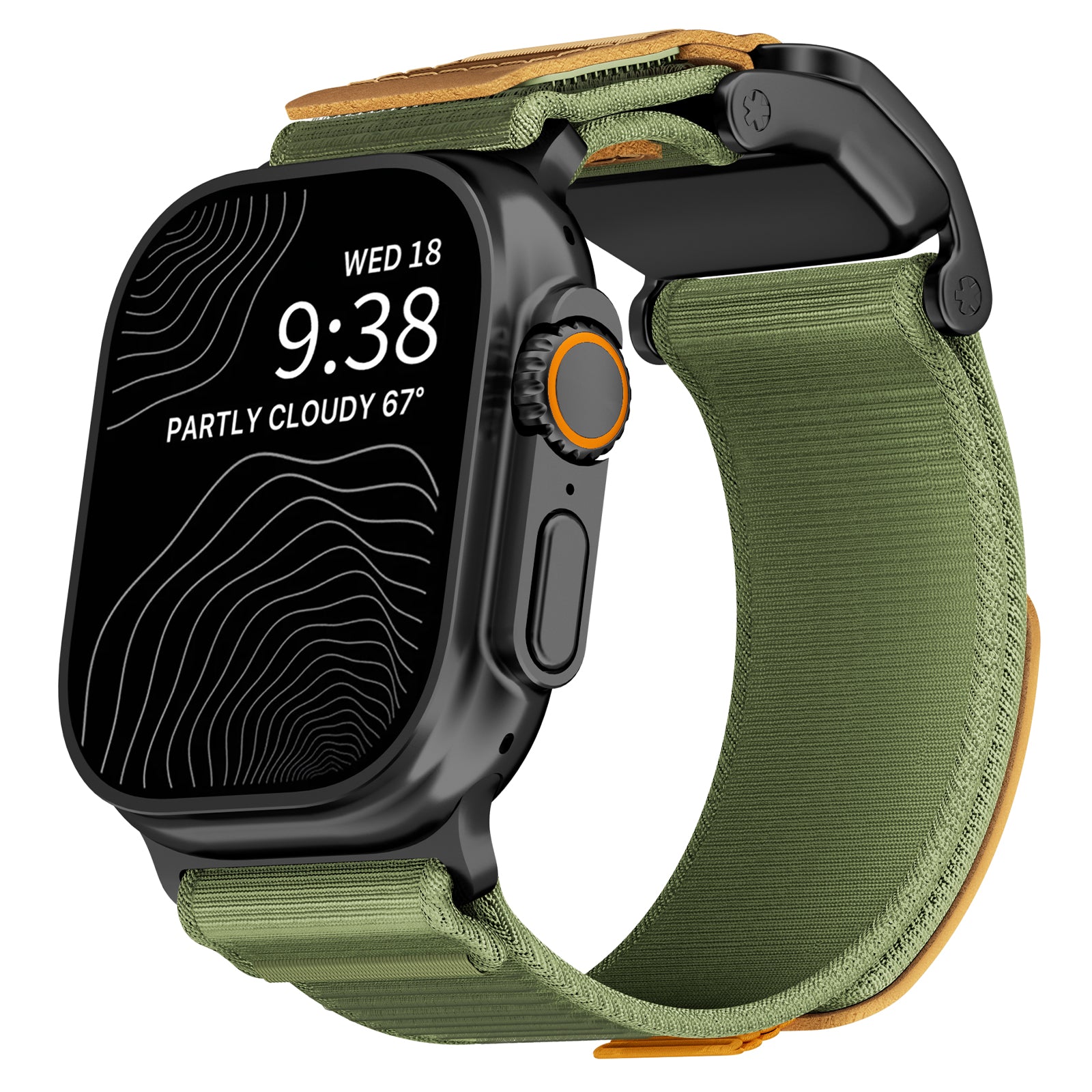 Mag Buckle Nylon Band For Apple Watch