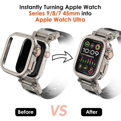 ULTRA LOOK-Rugged Titanium Alloy Case For Apple Watch