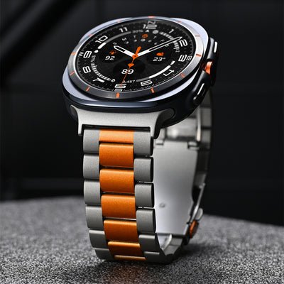 Business Style Titanium Band For Galaxy Watch Ultra//Ultra2 /Watch 9/8
