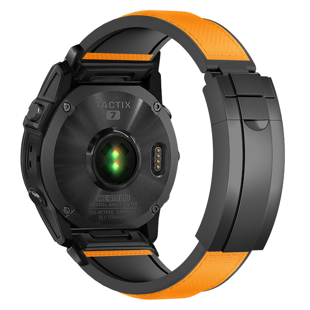 FKM Rubber “R” Buckle Strap For  Garmin