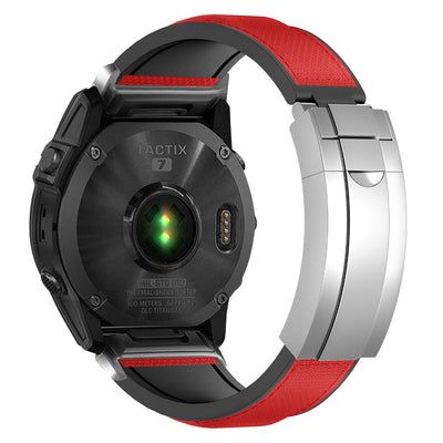 FKM Rubber “R” Buckle Strap For  Garmin